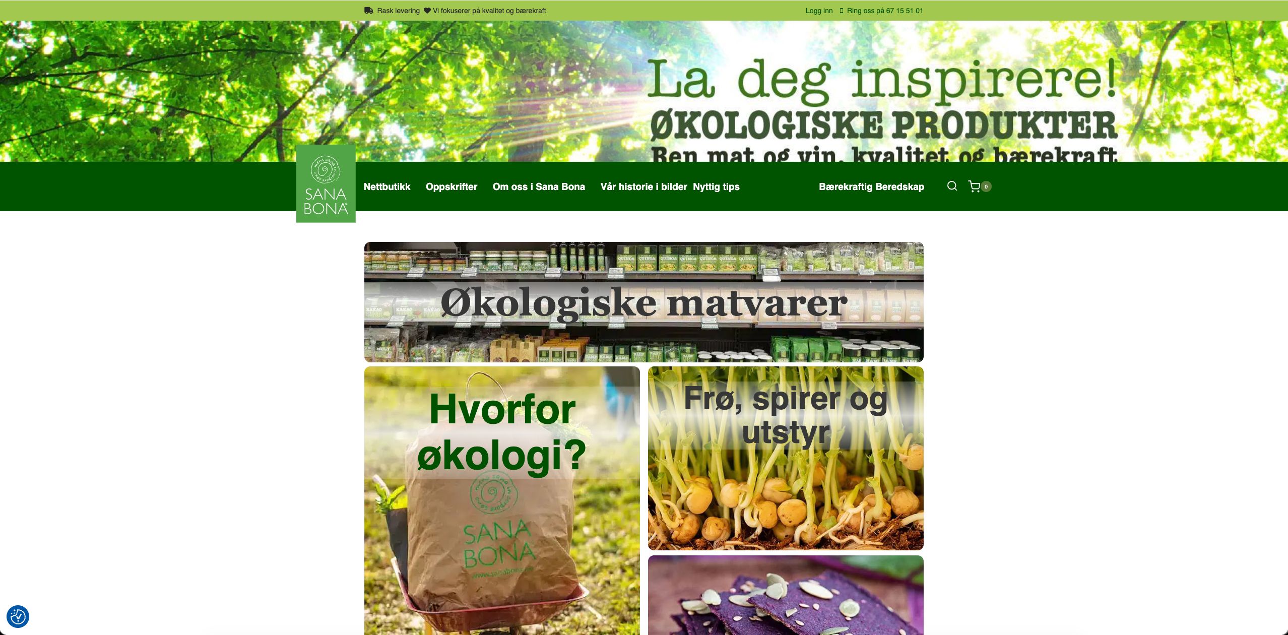 Skjermbilde av Sanabona AS
