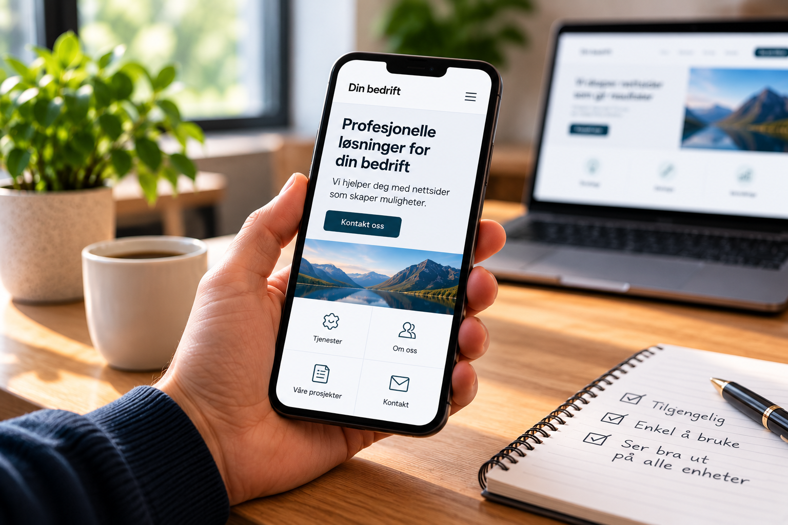 Hvorfor er en mobilvennlig nettside viktig?
